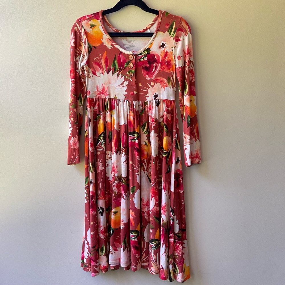 Posh Peanut Leonora LS Dress